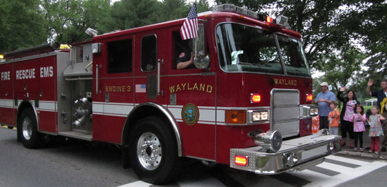 A Wayland fire engine