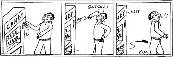 Gotcha! Cartoon by Larry Krakauer