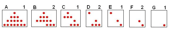 A sample game of 1-3-5-7 nim