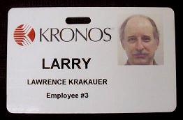 My Kronos badge