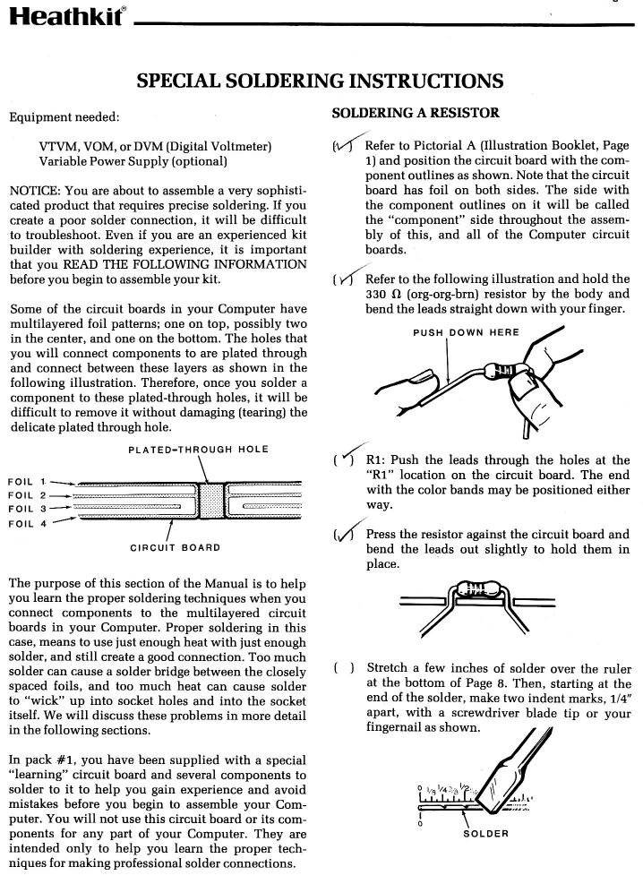 Heathkit soldering course, page 9