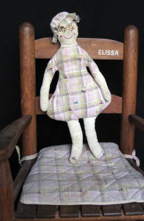 Elissa's rocking chair doll