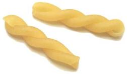 Gemelli, 2 fat pasta strands twisted together