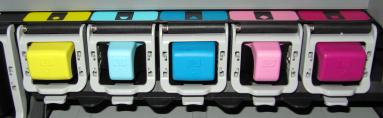 Hewlett Packard color inks