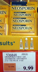 Neosporin on sale at Costco