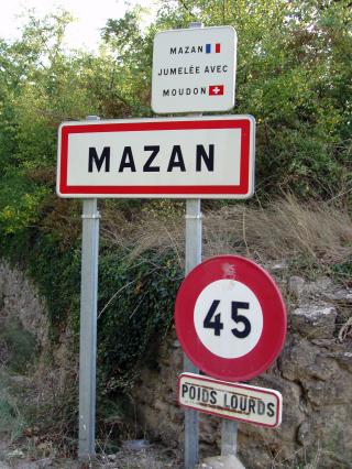 Entering Mazan