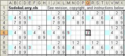 Sudoku puzzle creator and solver - Excel Macros